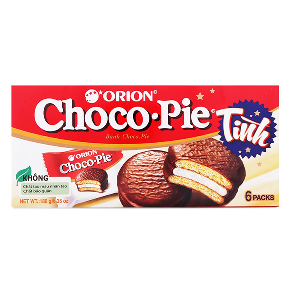 Bánh ChocoPie Orion 6 Packs hộp 180g 0